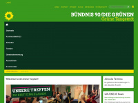 gruene-tangstedt.de Webseite Vorschau