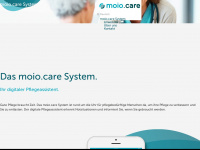 moio.care Webseite Vorschau