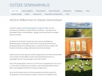 ostsee-seminarhaus.de Webseite Vorschau