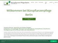 bueropflanzen-pflege.de Webseite Vorschau