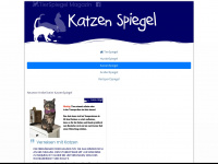 katzenspiegel.de Webseite Vorschau