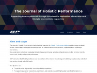 holisticperformance.org Webseite Vorschau