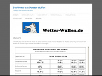 wetter-wulfen.de Webseite Vorschau