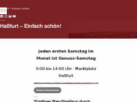 hassfurt-einfach-schoen.de Webseite Vorschau