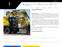 vrp-machines.com Webseite Vorschau