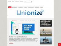 unionize.de Webseite Vorschau