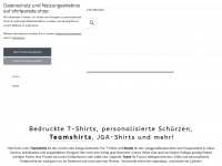 shirtparade.shop Webseite Vorschau