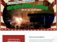 strassenkunstfestival.info Webseite Vorschau