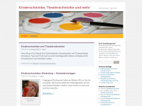 kinderschminke-theaterschminke.de Webseite Vorschau