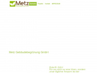 metz-gruendach.de Webseite Vorschau