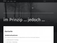 prinzip.ch Webseite Vorschau