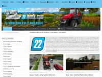 farmingsimulator22mods.com Webseite Vorschau