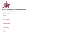 physiopilates-schaem.de Webseite Vorschau