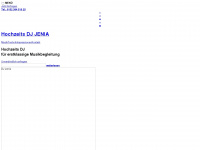 dj-jenia.de Webseite Vorschau