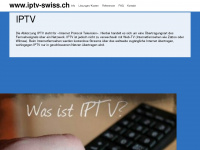 iptv-swiss.ch Webseite Vorschau