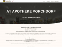 a1-apotheke.at Webseite Vorschau