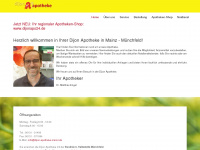 dijon-apotheke-mainz.de Webseite Vorschau