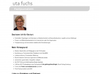 uta-fuchs.info Webseite Vorschau