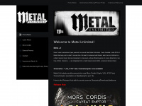 metal-unlimited.de Webseite Vorschau