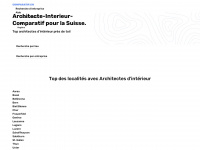 architecte-interieur-comparatif.ch Webseite Vorschau