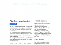 stocherkahn48.de Webseite Vorschau