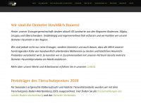 heumilchbauern.de Webseite Vorschau