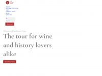 winehistorytours.com Webseite Vorschau