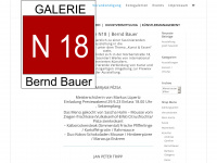 galerie-n18.com Webseite Vorschau