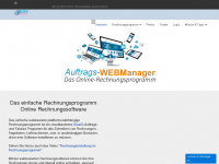 auftrags-webmanager.de Webseite Vorschau