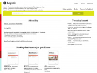 hogrefe.cz Webseite Vorschau