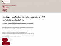 hundepsychologie-ntr.de Webseite Vorschau
