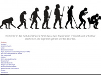 evolutionstheorie.eu Webseite Vorschau