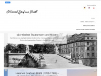 heinrich-graf-von-bruehl.de Webseite Vorschau