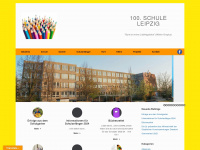 100schule-leipzig.de Webseite Vorschau