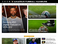 amateur-fussball-hamburg.de Webseite Vorschau