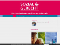 sozialundgerecht.com Webseite Vorschau