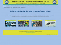 kfz-gutachten-service-nord.de Webseite Vorschau