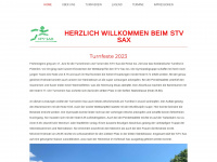 stvsax.ch Webseite Vorschau