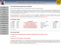 kfv-peine.de Webseite Vorschau