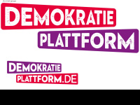 demokratie-plattform.de Webseite Vorschau