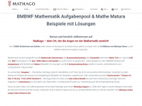 mathago.at Webseite Vorschau