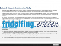 fridolfing-erleben.de Webseite Vorschau