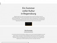 kultursommer-regensburg.de Webseite Vorschau