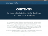 contentis.com Webseite Vorschau