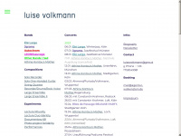 luisevolkmann.com Webseite Vorschau