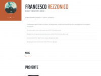 francescorezzonico.com Webseite Vorschau