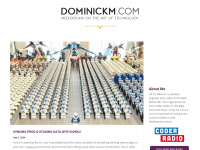 dominickm.com Webseite Vorschau