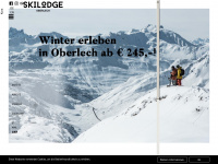 skilodge-oberlech.at Webseite Vorschau