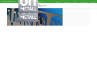on-metall.de Webseite Vorschau