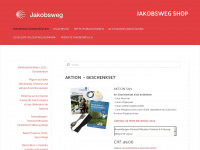 jakobsweg-schweiz-shop.ch Webseite Vorschau